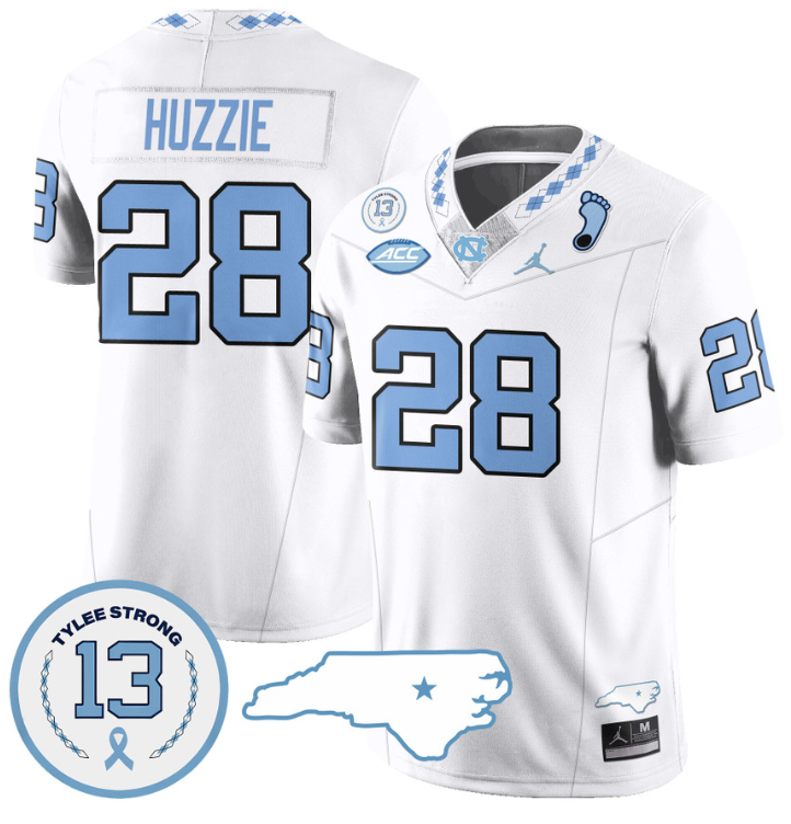 Alijah Huzzie Jersey #28 North Carolina Tar Heels Vapor College Football Stitched White 8 Alijah Huzzie Jersey #28 North Carolina Tar Heels Vapor College Football Stitched White