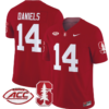 Ashton Daniels Jersey #14 Stanford Cardinal Vapor Limited College Football Stitched Crimson