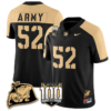Austin Hill Jersey #52 Army Black Knights Vapor Limited College Football Stitched Black Alternate