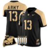 Bryson Daily Jersey #13 Army Black Knights Vapor Limited College Football Stitched Black Alternate