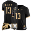 Bryson Daily Jersey #13 Army Black Knights Vapor Limited College Football Stitched Black