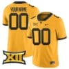 Custom West Virginia Mountaineers Jersey Name and Number College Football Gold 5 Custom West Virginia Mountaineers Jersey Name and Number College Football Gold– All Stitched