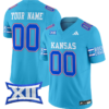 Custom Kansas Jayhawks Jersey Name and Number 2024 Vapor College Football Vapor Limited Old Ku