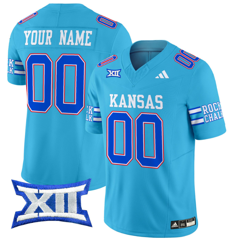 Custom Kansas Jayhawks Jersey Name and Number 2024 Vapor College Football Vapor Limited Old Ku 8 Custom Kansas Jayhawks Jersey Name and Number 2024 Vapor College Football Vapor Limited Old Ku