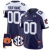 Custom Auburn Tigers Jersey Name and Number SEC Patch Vapor Limited College Football Stitched Navy Alternate