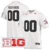 Custom Nebraska Cornhuskers Jersey Name and Number College Football White Premier Strategy – All Stitched