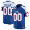 Custom SMU Mustangs Icy Jersey Name and Number College Football Vapor Limited Blue Alternate 5 Custom SMU Mustangs Icy Jersey Name and Number College Football Vapor Limited Blue Alternate