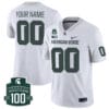 Custom Michigan State Spartans Jersey Name and Number College Football White Alternate Game – All Stitched