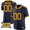 Custom West Virginia Mountaineers Jersey Name and Number College Football Navy 4 Custom West Virginia Mountaineers Jersey Name and Number College Football Navy – All Stitched
