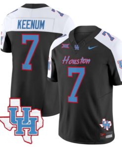 Case Keenum Jersey #7 Houston Cougars Oilers Jersey Inspired Vapor College Football Limited Stitched Black Alternate