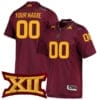 Custom Arizona State Sun Devils Jersey Name and Number College Football Maroon Premier – All Stitched