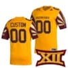 Custom Arizona State Sun Devils Jersey Name and Number College Football Gold Premier – All Stitched