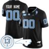 Custom North Carolina Tar Heels Jersey Name and Number Vapor College Football Stitched Black