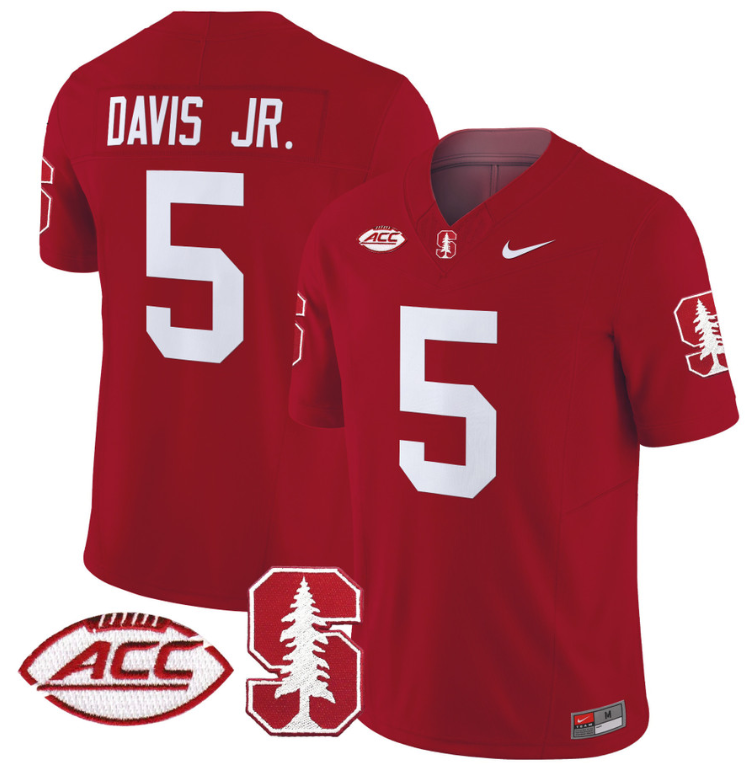 Chris Davis Jr Jersey #5 Stanford Cardinal Vapor Limited College Football Stitched Crimson 1 Chris Davis Jr Jersey #5 Stanford Cardinal Vapor Limited College Football Stitched Crimson