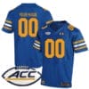 Custom California Golden Bears Jersey Name and Number College Football Royal Blue – All Stitched