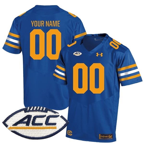 Custom California Golden Bears Jersey Name and Number College Football Royal Blue 8 Custom California Golden Bears Jersey Name and Number College Football Royal Blue – All Stitched