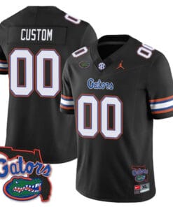 Custom Florida Gators Jersey Name and Number College Football Black Limited