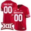 Custom Houston Cougars Jersey Name and Number College Football Alternate Red
