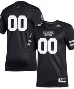 Custom Mississippi State Jersey Name and Number College Football Black Premier Strategy – All Stitched