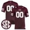 Custom Mississippi State Jersey Name and Number College Football Maroon Premier – All Stitched