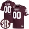 Custom Mississippi State Jersey Name and Number College Football Maroon – All Stitched