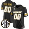 Custom Missouri Tigers Jersey Name and Number College Football Black Vapor F.U.S.E Limited – All Stitched