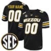 Custom Missouri Tigers Jersey Name and Number College Football Black – All Stitched