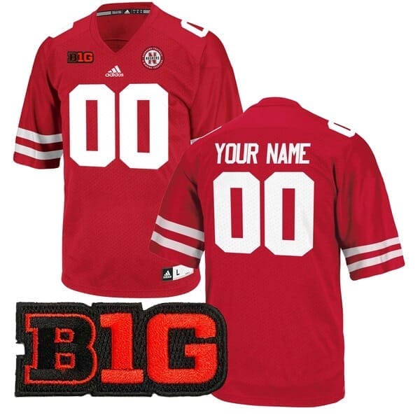 Custom Nebraska Cornhuskers Jersey Name and Number College Football Scarlet 8 Custom Nebraska Cornhuskers Jersey Name and Number College Football Scarlet – All Stitched