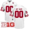 Custom Nebraska Cornhuskers Jersey Name and Number College Football White – All Stitched