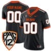 Custom Oregon State Beavers Jersey Name and Number College Football Black Home Game – All Stitched