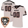 Custom Oregon State Beavers Jersey Name and Number College Football White Away – All Stitched