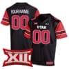 Custom Utah Utes Jersey Name and Number College Football Black Alternate Game 4 Custom Utah Utes Jersey Name and Number College Football Black Alternate Game