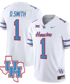 Donovan Smith Jersey #1 Houston Cougars Oilers Inspired Vapor College Football Limited Stitched White