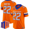 Doug Martin Jersey #22 Boise State Broncos Vapor Limited College Football Stitched Orange 4 Doug Martin Jersey #22 Boise State Broncos Vapor Limited College Football Stitched Orange