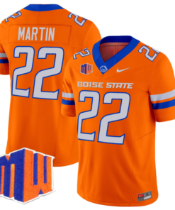 Doug Martin Jersey #22 Boise State Broncos Vapor Limited College Football Stitched Orange