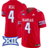 Devin Neal Jersey #4 Kansas Jayhawks 2024 Vapor College Football Vapor Limited Red 5 Devin Neal Jersey #4 Kansas Jayhawks 2024 Vapor College Football Vapor Limited Red