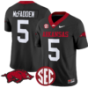 Darren McFadden Jersey #5 Arkansas Razorbacks Vapor Limited College Football Stitched Black 4 Darren McFadden Jersey #5 Arkansas Razorbacks Vapor Limited College Football Stitched Black