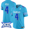Devin Neal Jersey #4 Kansas Jayhawks 2024 Vapor College Football Vapor Limited Old Ku