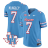 David Klingler Jersey #7 Houston Cougars Oilers Inspired Vapor College Football Limited Stitched Blue