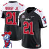 Henry Parrish Jr Jersey #21 Ole Miss Rebels Vapor Limited College Football Stitched Black Alternate