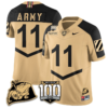Isaiah Alston Jersey #11 Army Black Knights Vapor Limited College Football Stitched Gold Alternate 5 Isaiah Alston Jersey #11 Army Black Knights Vapor Limited College Football Stitched Gold Alternate