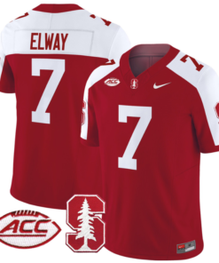 John Elway Jersey #7 Stanford Cardinal Vapor Limited College Football Stitched Crimson Alternate