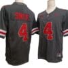 Jeremiah Smith Jersey #4 Ohio State Buckeyes Vapor F.U.S.E. Football Limited Black