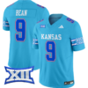 Jason Bean Jersey #9 Kansas Jayhawks 2024 Vapor College Football Vapor Limited Old Ku