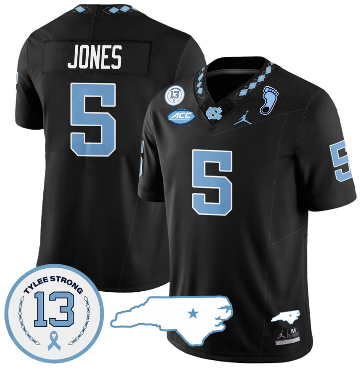 JJ Jones Jersey #5 North Carolina Tar Heels Vapor College Football Stitched Black 8 JJ Jones Jersey #5 North Carolina Tar Heels Vapor College Football Stitched Black