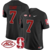 John Elway Jersey #7 Stanford Cardinal Vapor Limited College Football Stitched Black