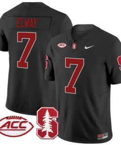 John Elway Jersey #7 Stanford Cardinal Vapor Limited College Football Stitched Black