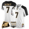 Jimmy Ciarlo Jersey #7 Army Black Knights Vapor Limited College Football Stitched White Alternate