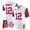Joe Namath Jersey #12 Alabama Crimson Tide Vapor College Football Limited Stitched Crimson Sleeves 4 Joe Namath Jersey #12 Alabama Crimson Tide Vapor College Football Limited Stitched Crimson Sleeves