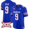 Jason Bean Jersey #9 Kansas Jayhawks 2024 Vapor College Football Vapor Limited Royal